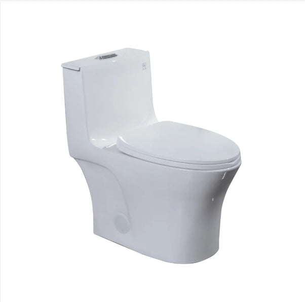 Toilette monobloc Moderna One – vue de côté