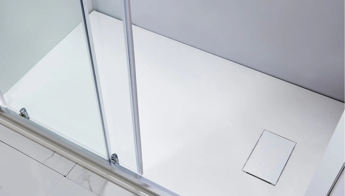 Base de douche 60x36 en composite texturé – Blanc